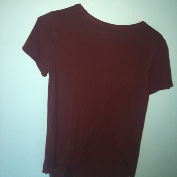 American Eagle soft & sexy burgundy top xs ❤️ - Picture 6 of 6